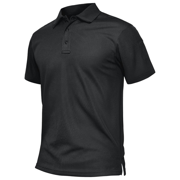 Men's Dry Fit UPF 50+ Golf Workwear Tactical Polo Shirt - AT24M3204