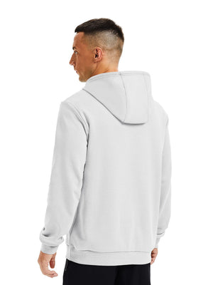 TACVASEN White Men's Fleece Lined Sweatshirt Hoodies