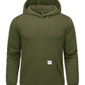 TACVASEN Army Green Men's Fleece Lined Sweatshirt Hoodies
