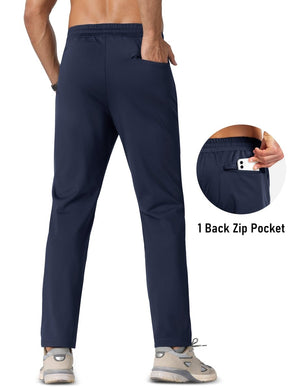 TACVASEN Navy Men's Fleece Lined Winter Warm Pants