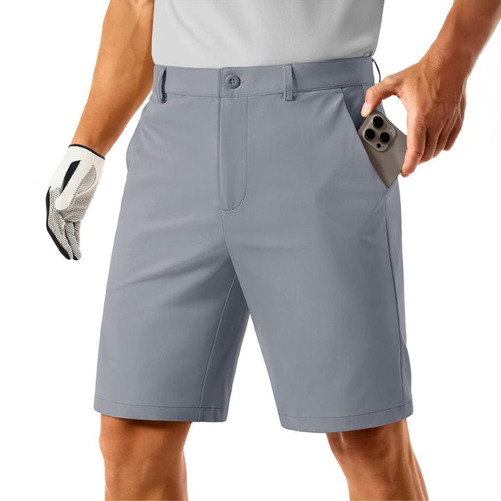 Men's Golf Quick Dry Casual Flat Front Shorts with 4 Pockets - L23M812