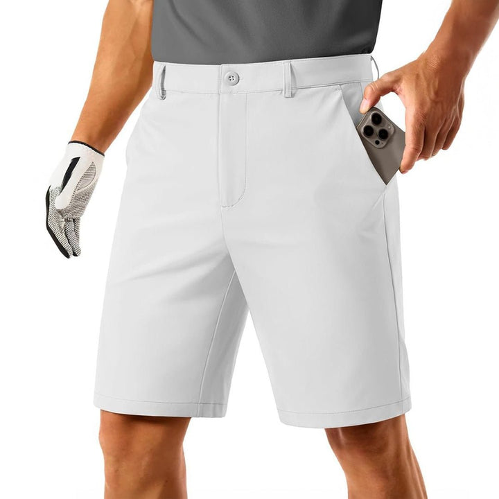 Men's Golf Quick Dry Casual Flat Front Shorts with 4 Pockets - L23M812