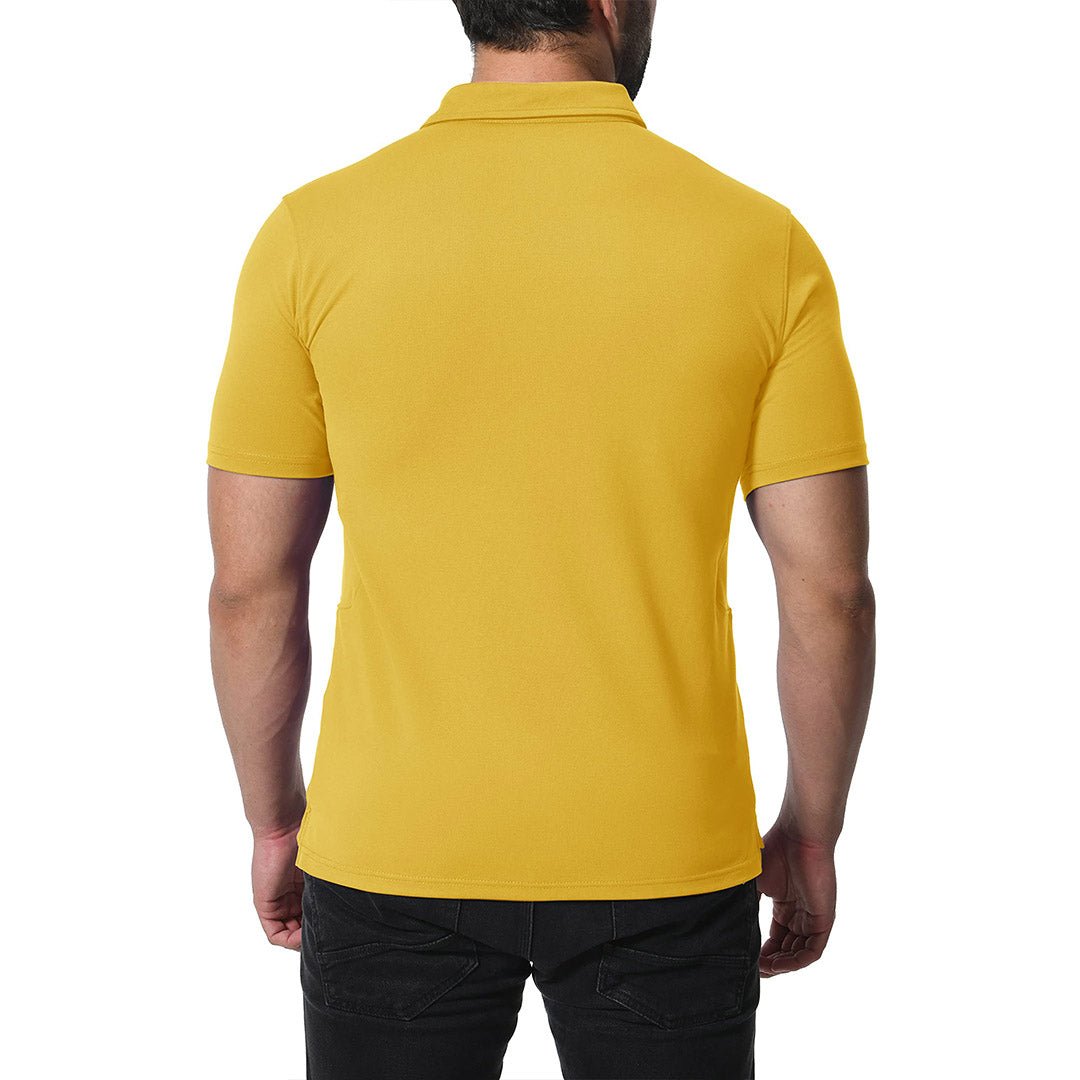 Men's Golf Tennis Casual Outdoor Summer Polo Collared Shirt - Men's Polo Shirts