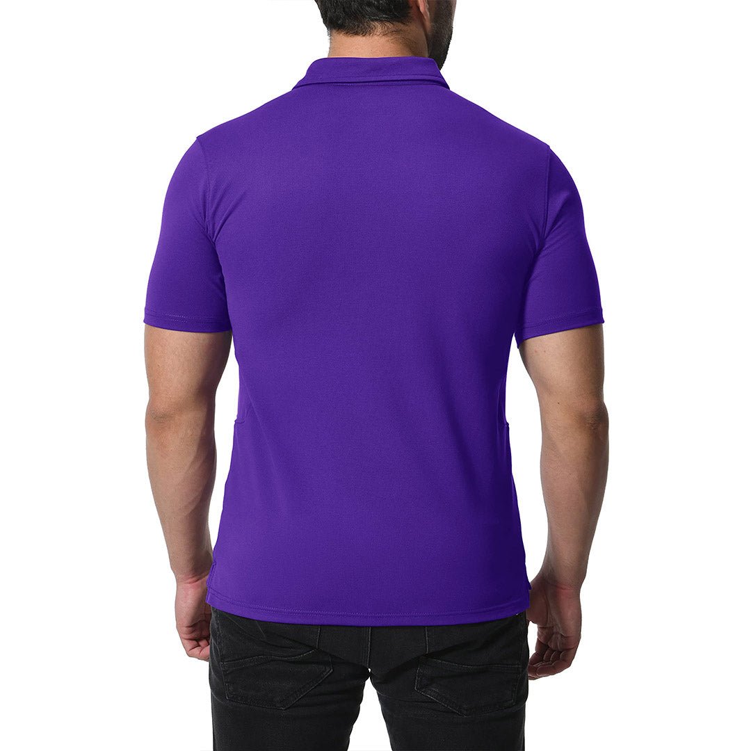 Men's Golf Tennis Casual Outdoor Summer Polo Collared Shirt - Men's Polo Shirts