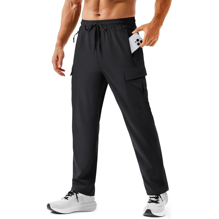 Men's Hiking Cargo Pants Quick Dry Water Resistant Travel Pants - AB25M3313