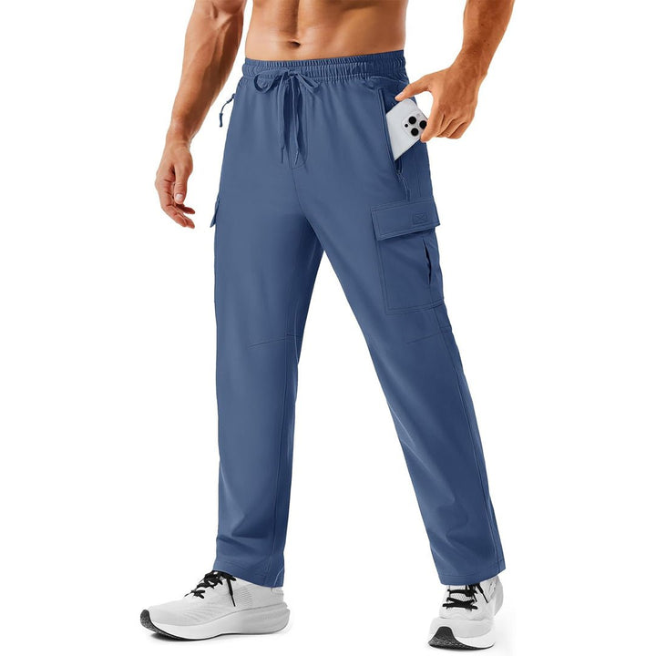 Men's Hiking Cargo Pants Quick Dry Water Resistant Travel Pants - AB25M3313