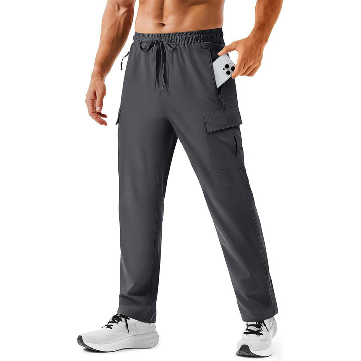 Men's Hiking Cargo Pants Quick Dry Water Resistant Travel Pants - AB25M3313