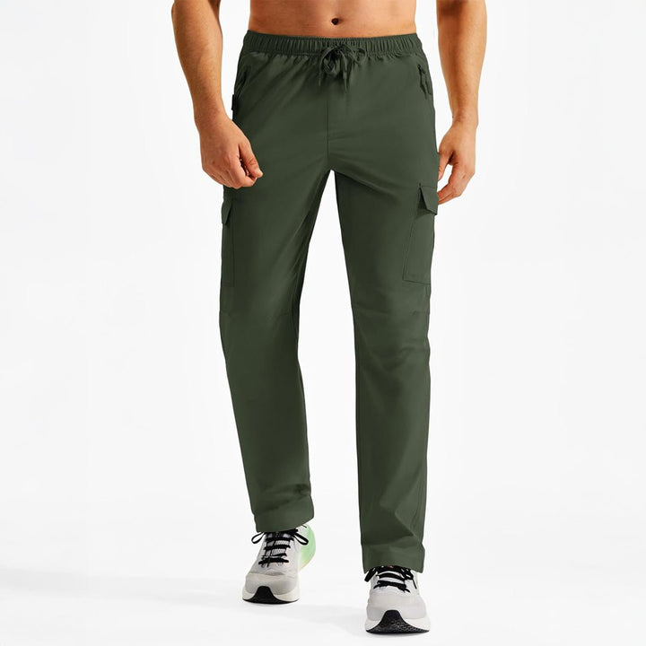 Men's Hiking Cargo Pants Quick Dry Water Resistant Travel Pants - AB25M3313