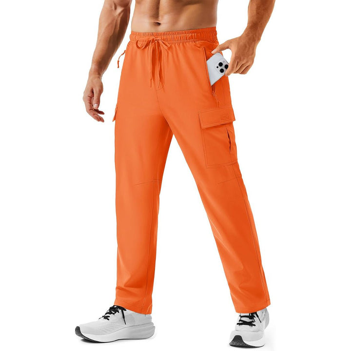 Men's Hiking Cargo Pants Quick Dry Water Resistant Travel Pants - AB25M3313