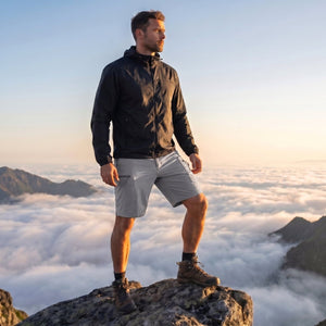 TACVASEN Light Grey Men's Hiking Cargo Shorts 10 Inch Lightweight Outdoor Work Travel Shorts