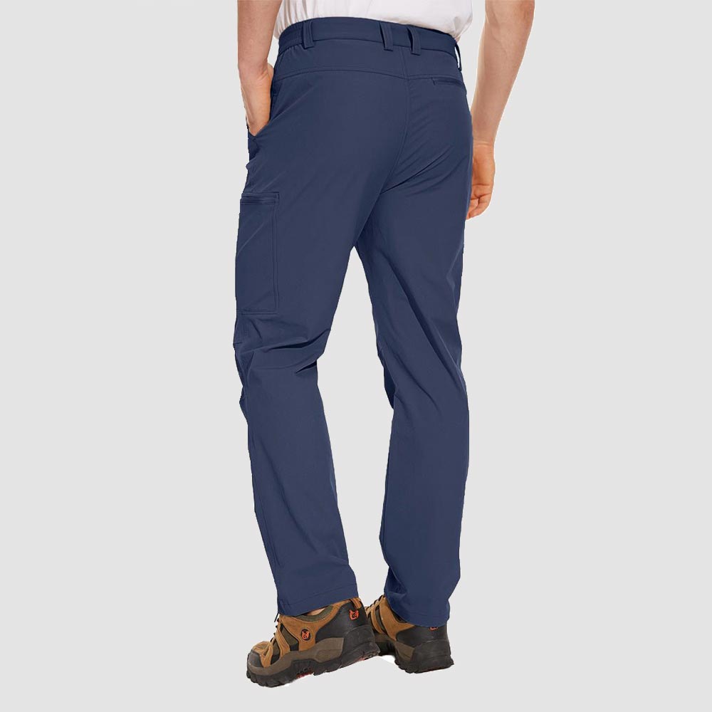 TACVASEN Navy Men's Hiking Waterproof Ripstop Pants Quick Dry with 6 Pockets