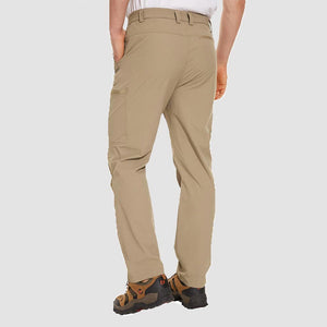 TACVASEN Khaki Men's Hiking Waterproof Ripstop Pants Quick Dry with 6 Pockets