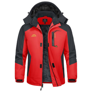 TACVASEN Red Insulated Winter Snowboard Ski Parka Jacket