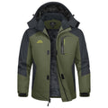 TACVASEN Army Green Insulated Winter Snowboard Ski Parka Jacket