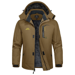 TACVASEN Coffee Insulated Winter Snowboard Ski Parka Jacket