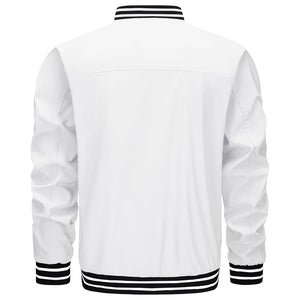 Men's Lightweight Bomber Jacket Casual Zip Up Spring Fall Windbreaker Coat - L20M202