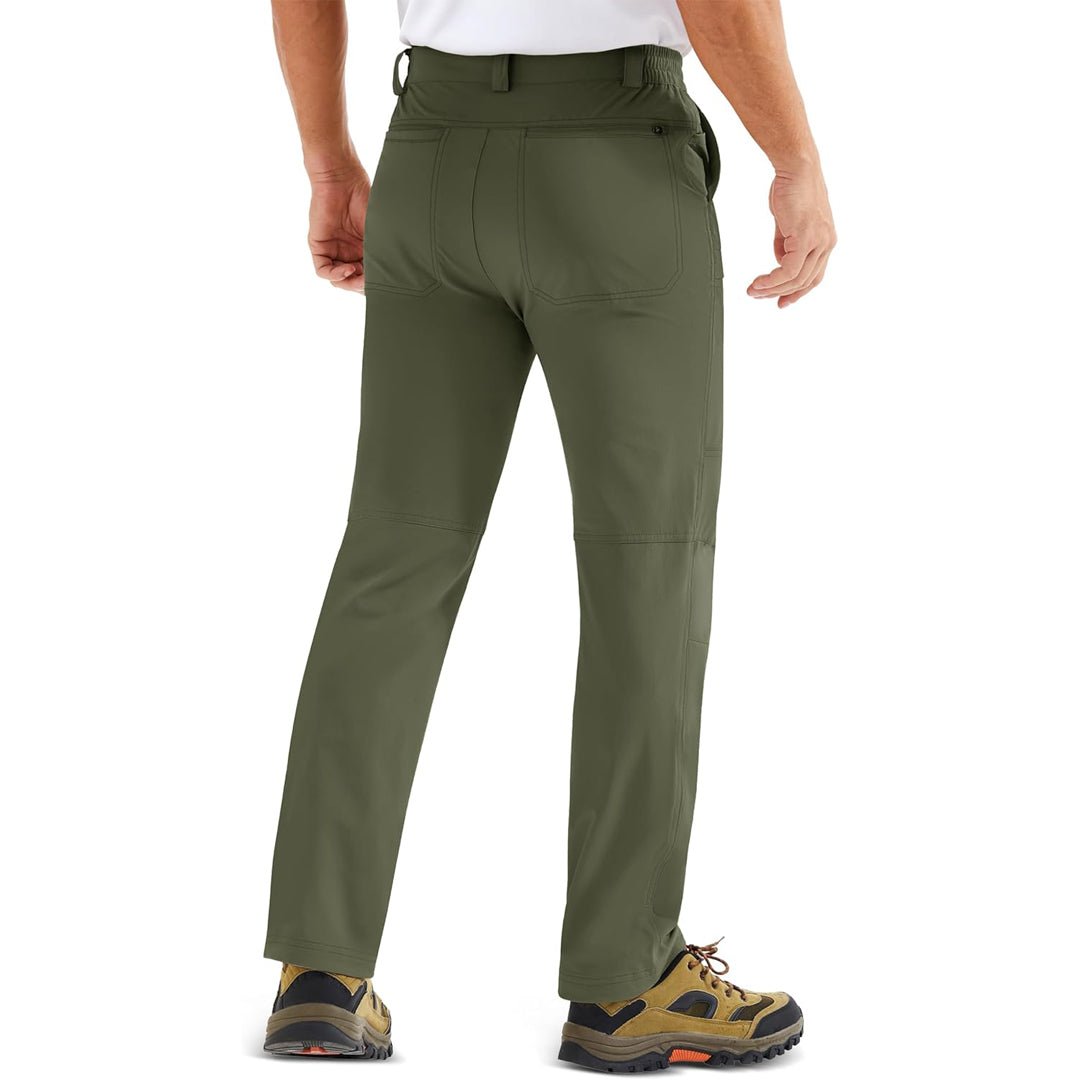 TACVASEN Army Green Lightweight Quick Dry Hiking Pants
