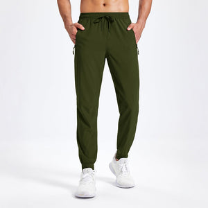 TACVASEN Orange Lightweight Quick Dry Sweat Pants for Hiking