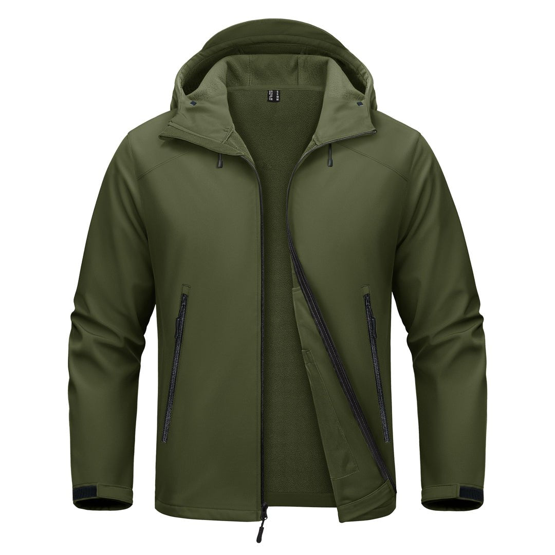 TACVASEN Army Green Lightweight Softshell Outdoor Tactical Jacket
