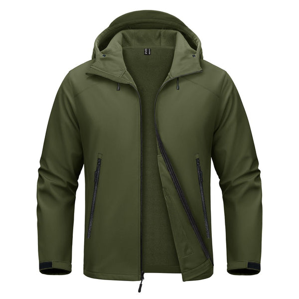 TACVASEN Army Green Lightweight Softshell Outdoor Tactical Jacket