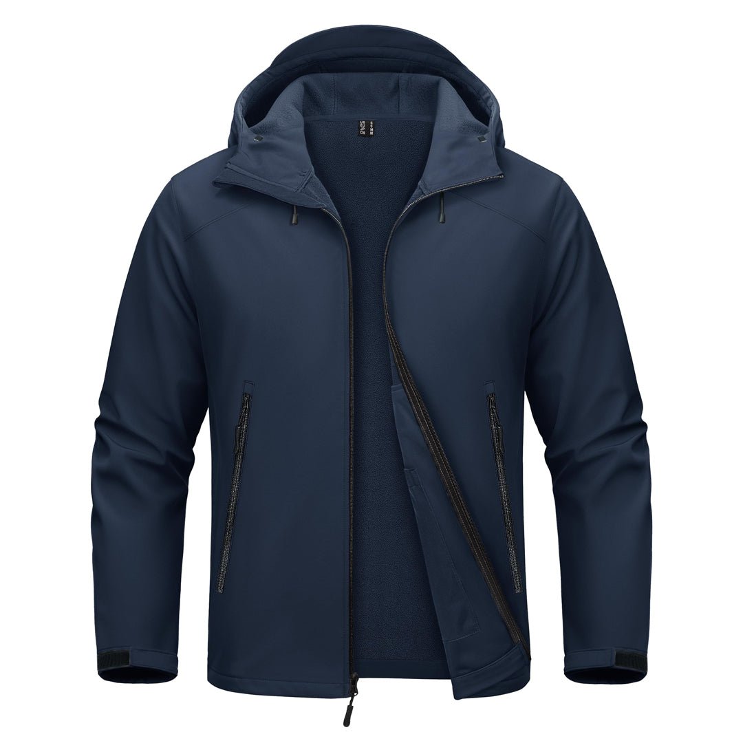 TACVASEN Navy Lightweight Softshell Outdoor Tactical Jacket