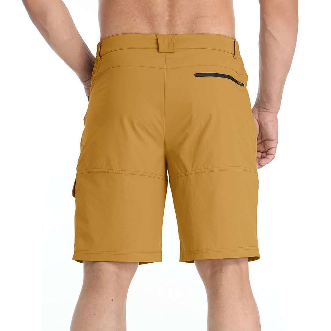 TACVASEN Turmeric Utility Cargo Shorts Quick Drying