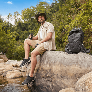 TACVASEN Khaki Utility Cargo Shorts Quick Drying