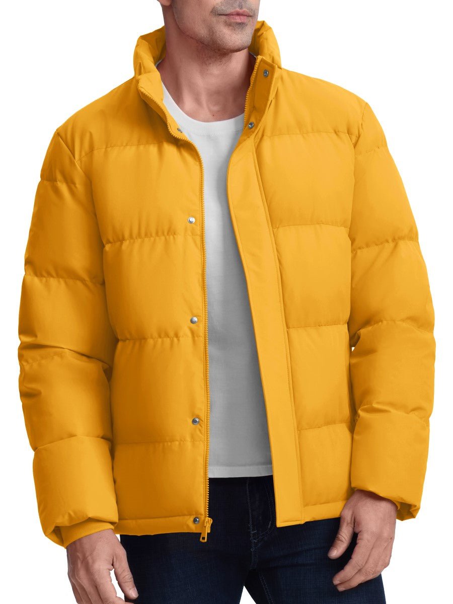 TACVASEN Ginger Men's Puffer Jacket Water Resistant Windproof Down Jackets