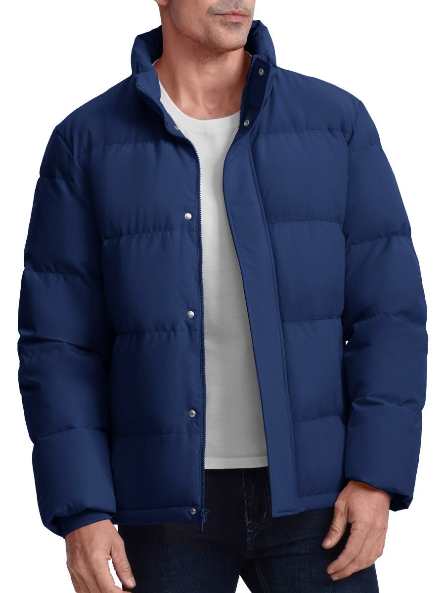 TACVASEN Navy Men's Puffer Jacket Water Resistant Windproof Down Jackets