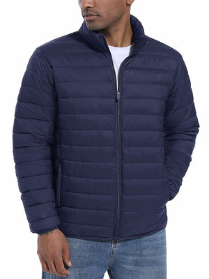 TACVASEN Navy Men's Puffer Water Repellent Windproof Insulated Jacket