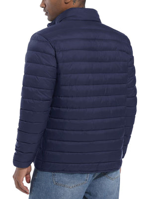 TACVASEN Navy Men's Puffer Water Repellent Windproof Insulated Jacket