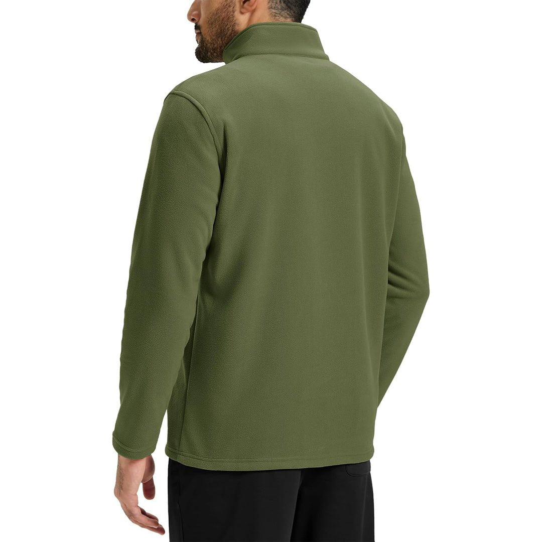 TACVASEN Yellow Men's Pullover Workout Fleece 1/4 Zip Uncw Vintage Sweatshirts