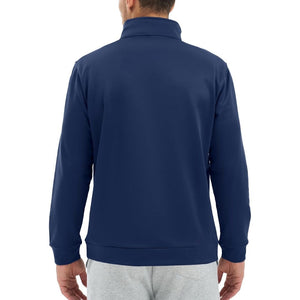 TACVASEN Navy Men's Quarter Zip Pullover Sweatshirts Lightweight Fleece Lined