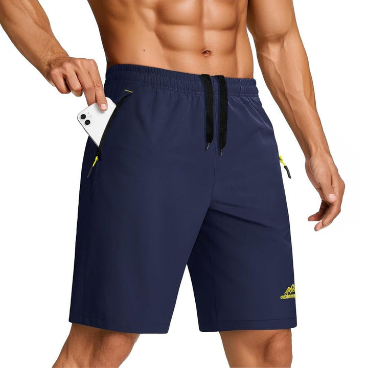 Men's Running Workout Shorts Quick Dry Gym Shorts - 12326D