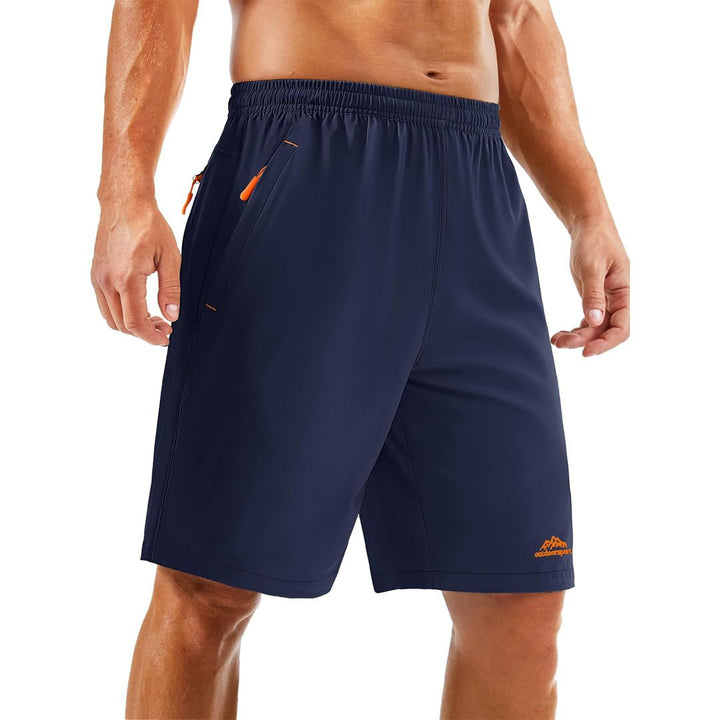 Men's Running Workout Shorts Quick Dry with Pockets - 8859D