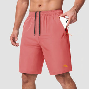 TACVASEN Watermelon Red Men's Running Workout Shorts Quick Dry with Pockets