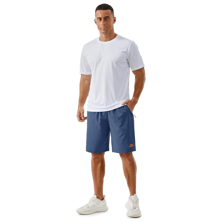 Men's Running Workout Shorts Quick Dry with Pockets - 8859D