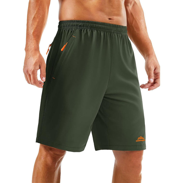 Men's Running Workout Shorts Quick Dry with Pockets - 8859D