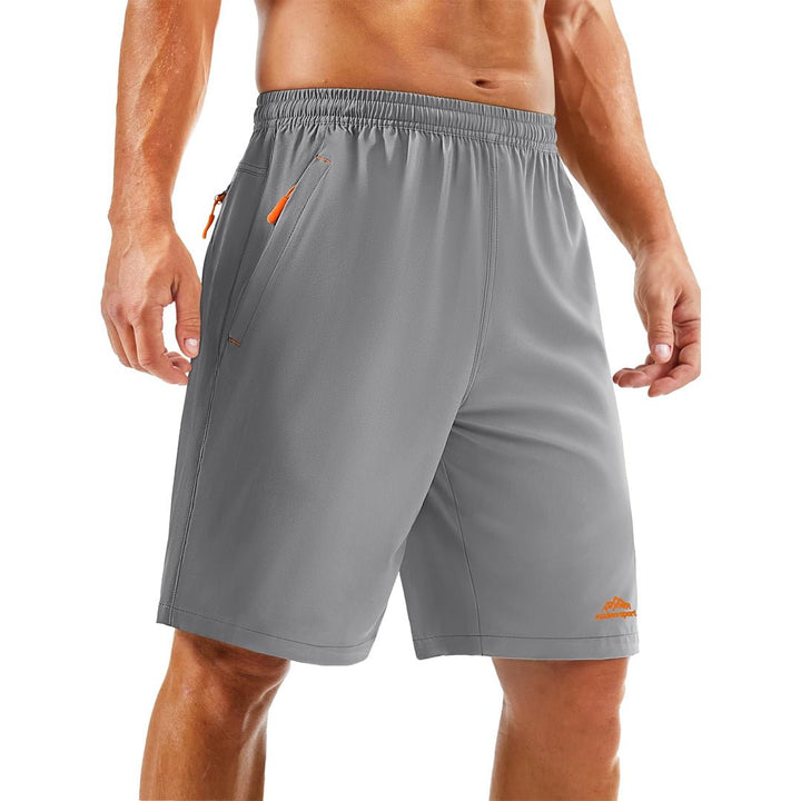 Men's Running Workout Shorts Quick Dry with Pockets - 8859D