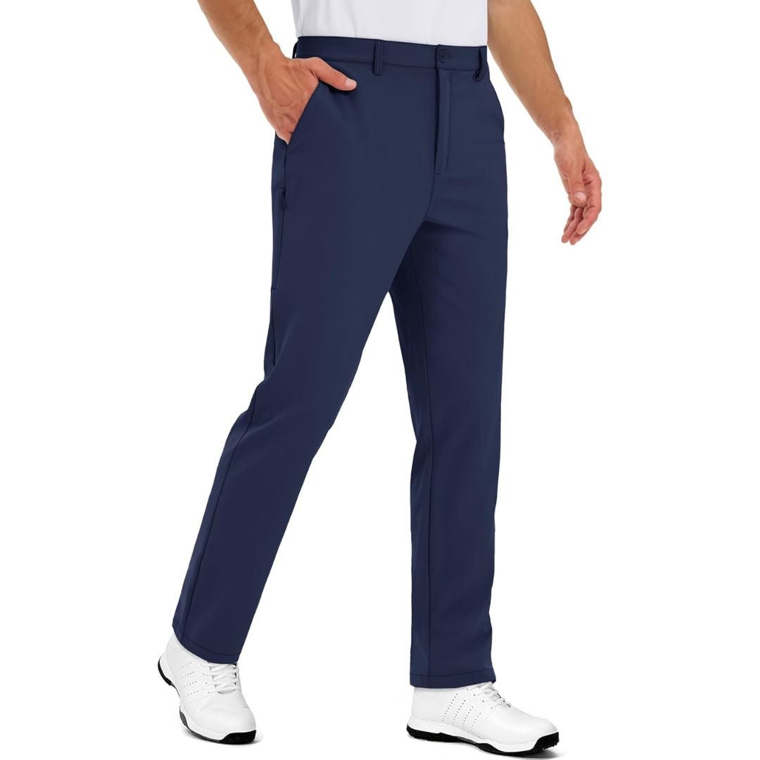 TACVASEN Navy Men's Stretch & Lightweight Classic Fit Golf Pants