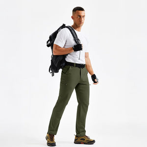 TACVASEN Army Green Men's Stretch Quick Dry Hiking Cargo Pants