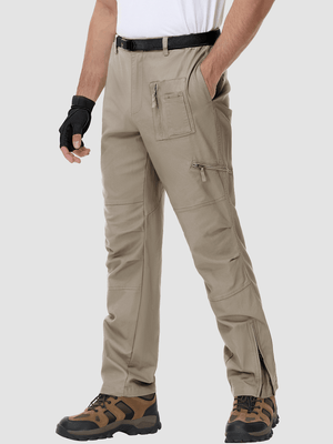 TACVASEN Khaki Men's Tactical Outdoor Ripstop Cargo Pants