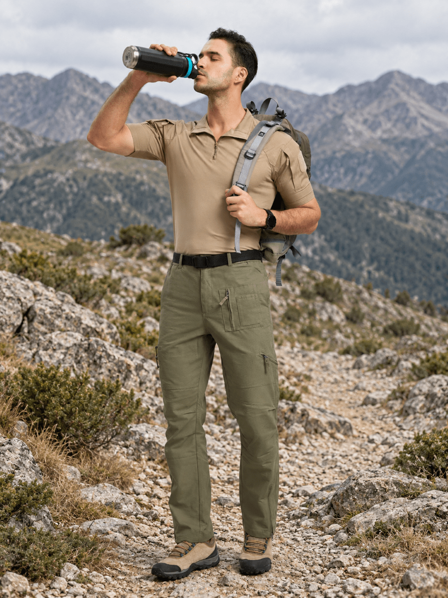 TACVASEN Army Green Men's Tactical Outdoor Ripstop Cargo Pants