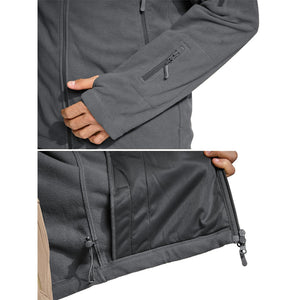 TACVASEN Army Green Men's Tactical Thermal Bomber Coats