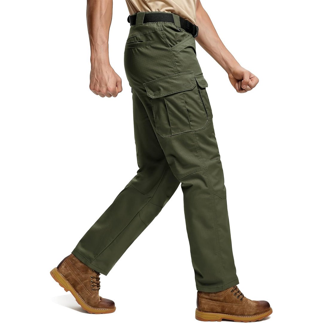 TACVASEN Army Green Tactical Ripstop Hiking Outdoor Pants