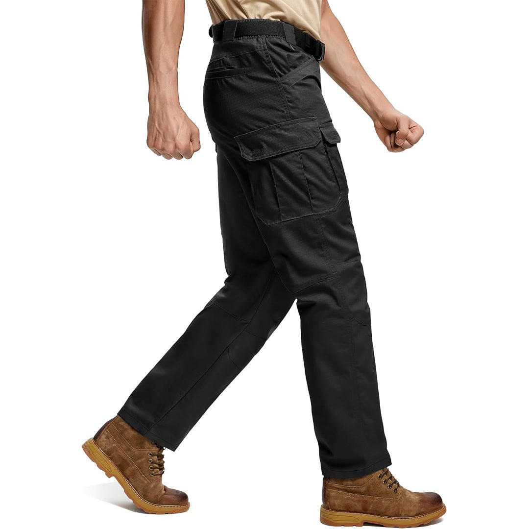 TACVASEN Dark Grey Tactical Ripstop Hiking Outdoor Pants