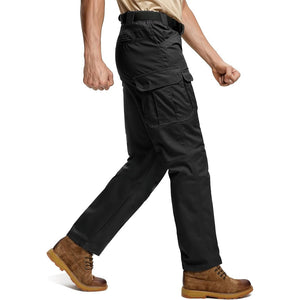 TACVASEN Dark Grey Tactical Ripstop Hiking Outdoor Pants