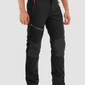 TACVASEN Black Men's Trouser Quick Dry Walking Hiking Work Pant
