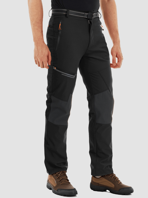 TACVASEN Black Men's Trouser Quick Dry Walking Hiking Work Pant