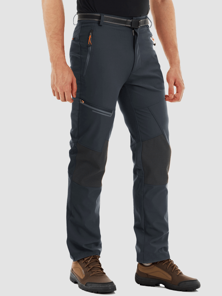 TACVASEN Dark Grey Men's Trouser Quick Dry Walking Hiking Work Pant